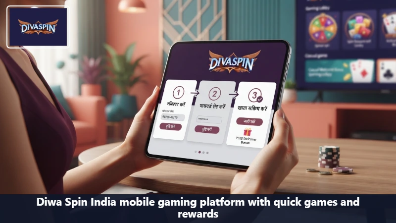 Diwa Spin India mobile gaming platform with quick games and rewards